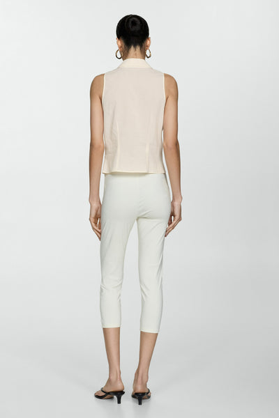 Chemisier (sans manches) Beige - MANGO
