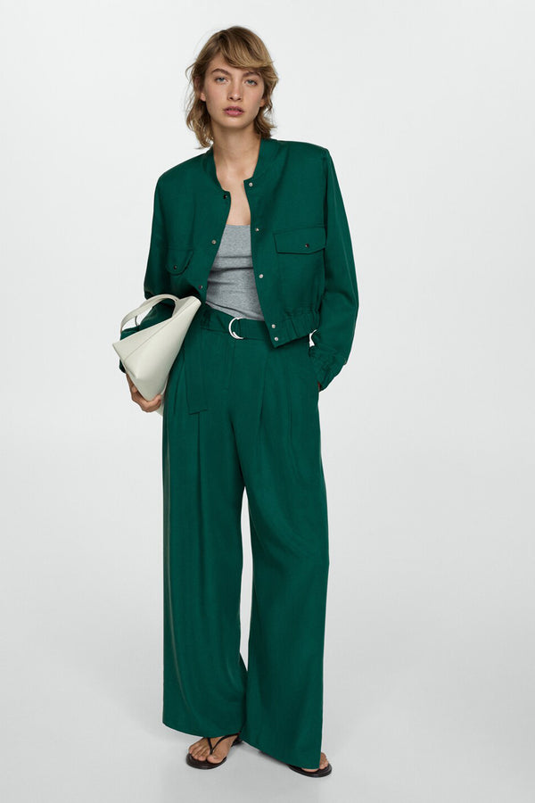 Pantalon Vert - MANGO