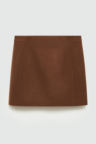 Rok (kort) Bruin - MANGO