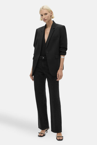 Jean droit Noir - MANGO