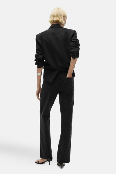 Jean droit Noir - MANGO