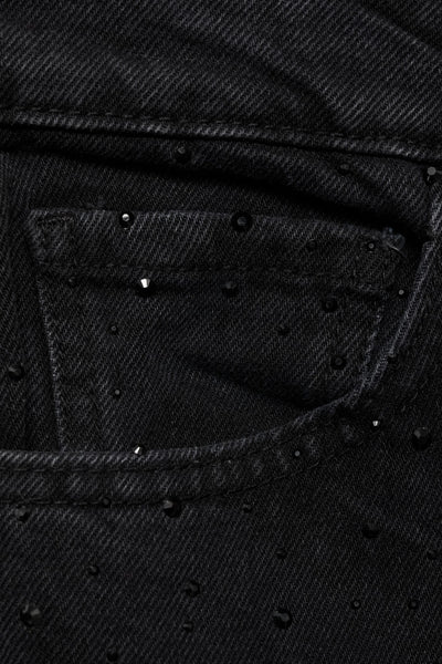Jean droit Noir - MANGO