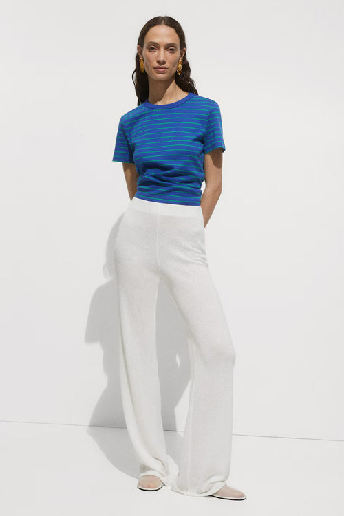 T-shirt (manches courtes) Bleu - MANGO