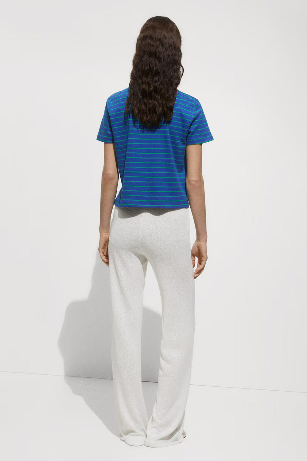 T-shirt (manches courtes) Bleu - MANGO