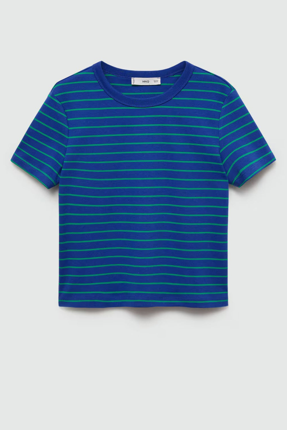 T-shirt (manches courtes) Bleu - MANGO