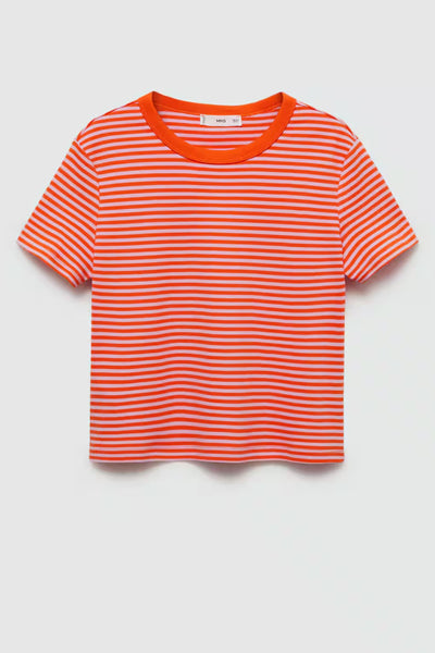 T-shirt (manches courtes) Rouge - MANGO