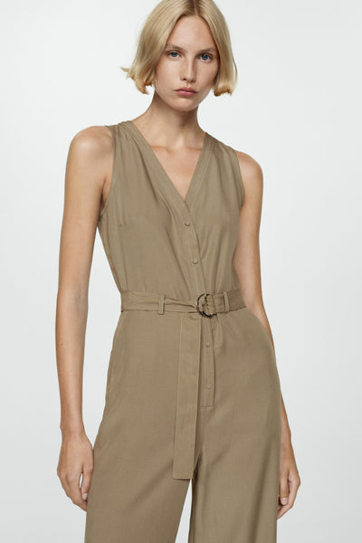 Jumpsuit Groen - MANGO