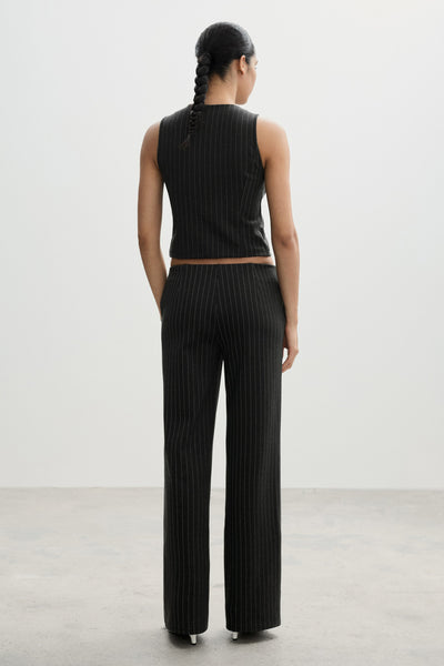 Pantalon Gris - MANGO