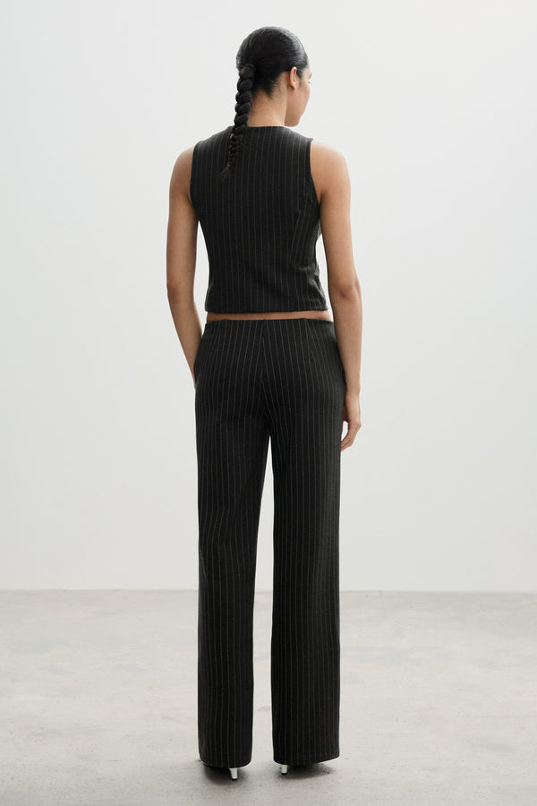 Pantalon Gris - MANGO