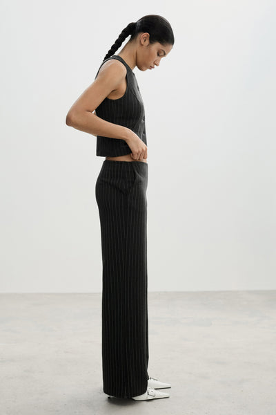 Pantalon Gris - MANGO