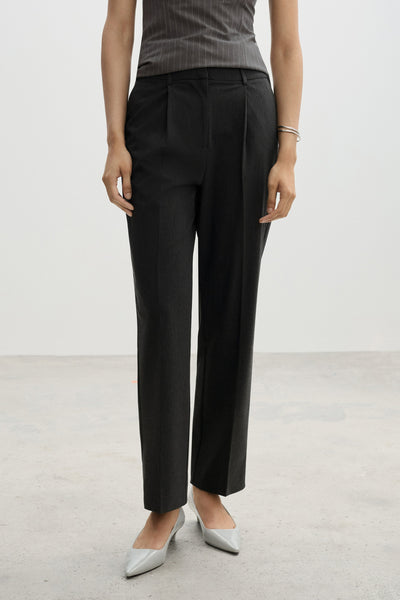 Pantalon Gris - MANGO
