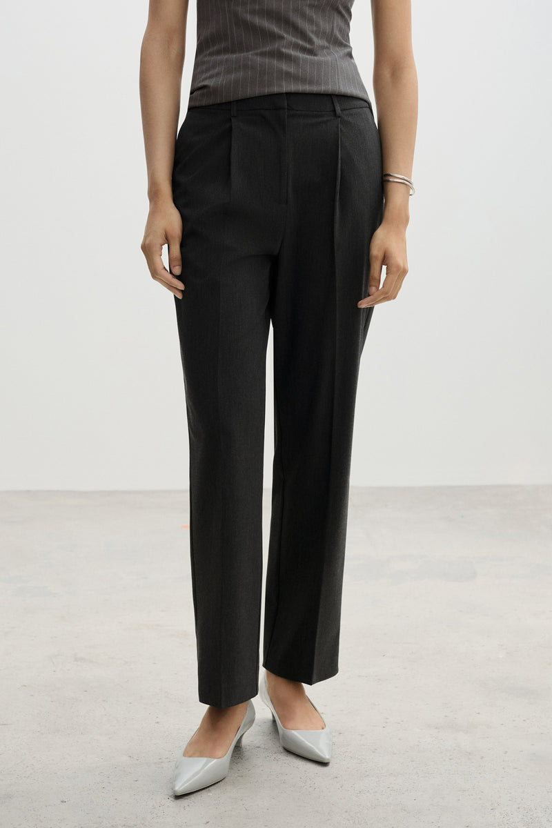 Pantalon Gris - MANGO