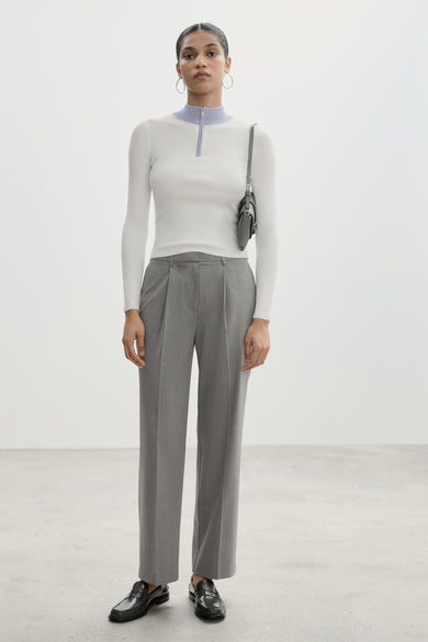 Pantalon Gris - MANGO