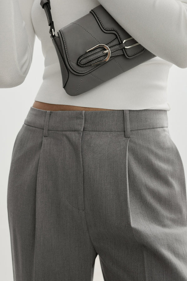 Pantalon Gris - MANGO