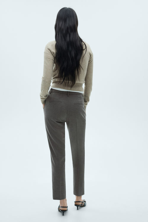 Pantalon Gris - MANGO