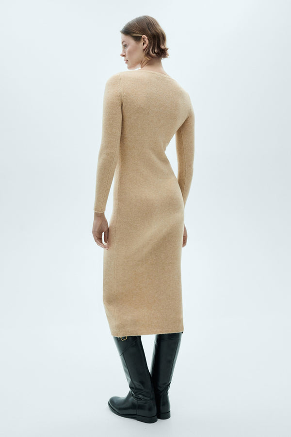 Robe  Brun - MANGO