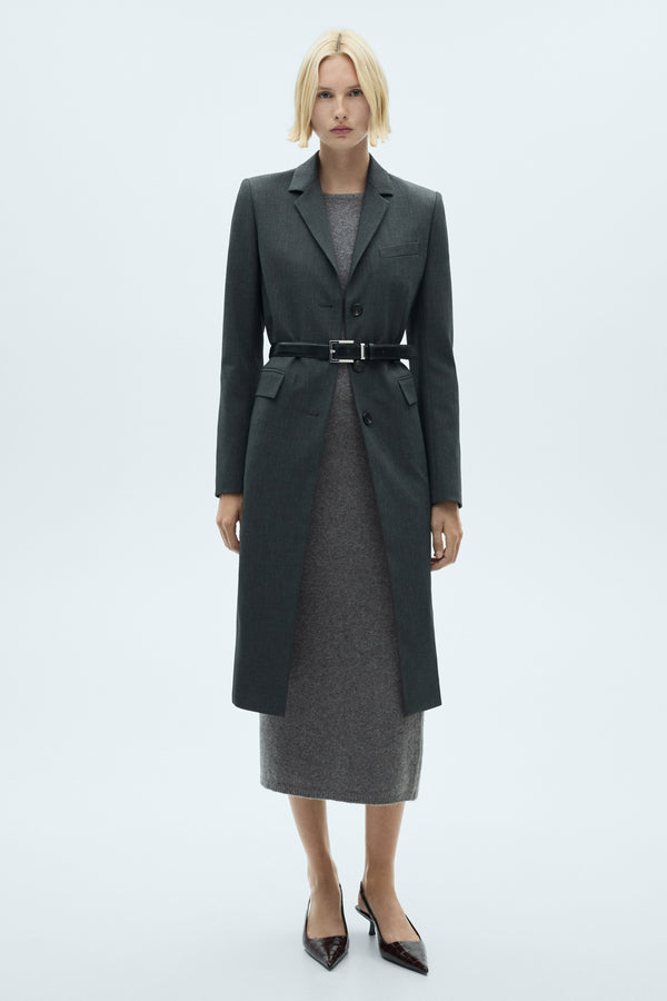 Robe  Gris - MANGO