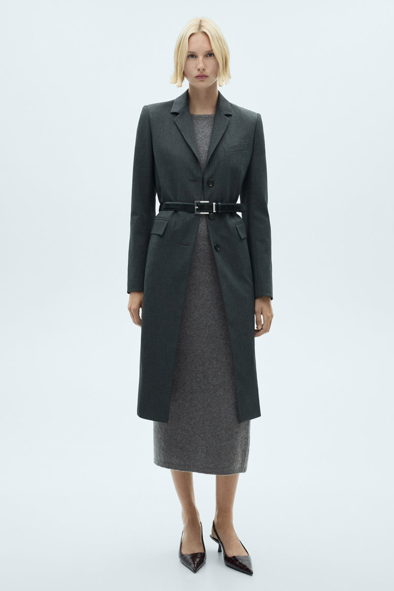 Robe  Gris - MANGO