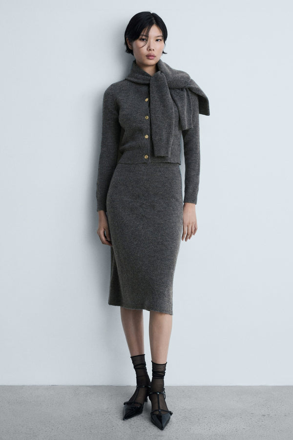 Gilet Gris - MANGO
