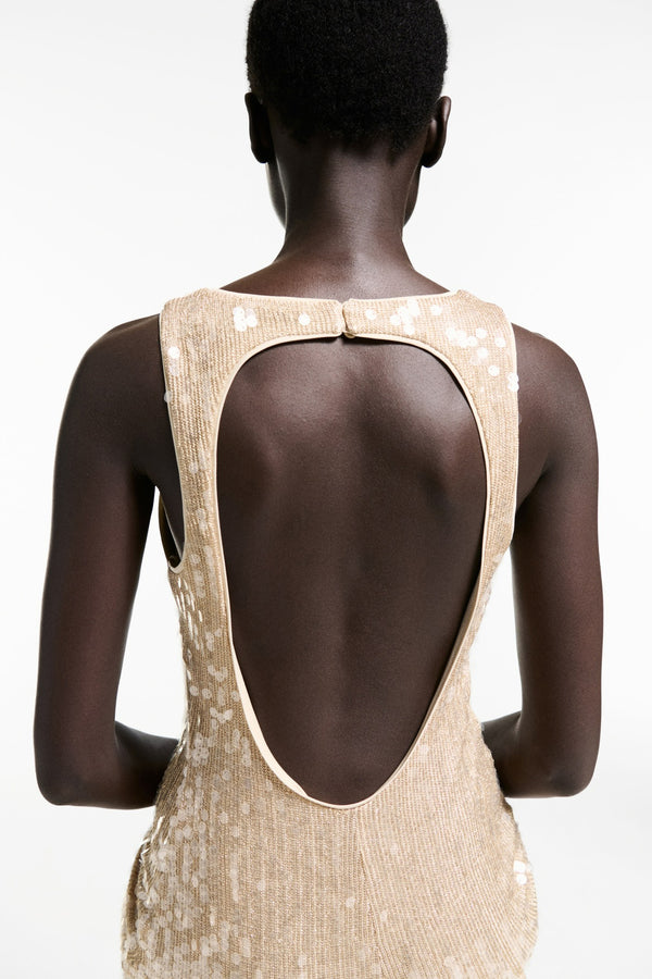 Robe  Doré - MANGO