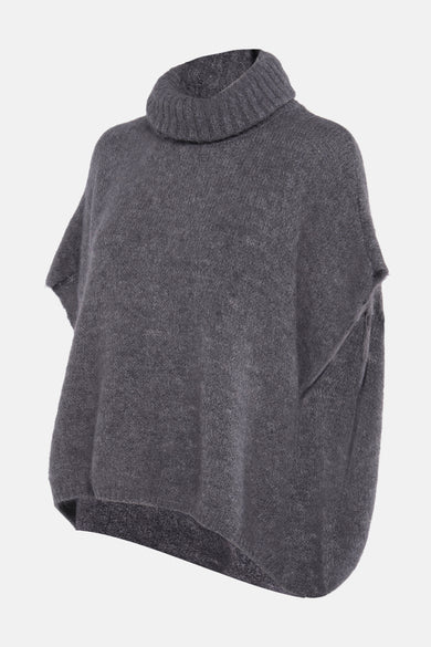 Pull col montant Gris - Terra di Siena