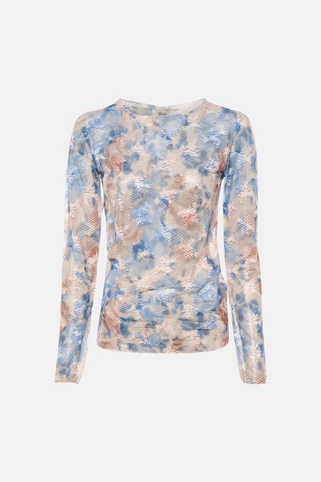 T-shirt (manches longues) bleu - Terra di Siena