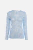 T-shirt met lange mouwen - blauw