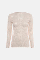 T-shirt met lange mouwen - roze