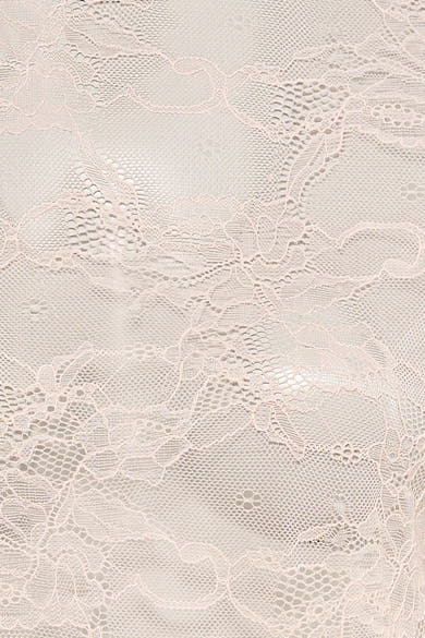 Roze T-shirt met lange mouwen van Terra di Siena, in delicate kant met bloemenpatroon.