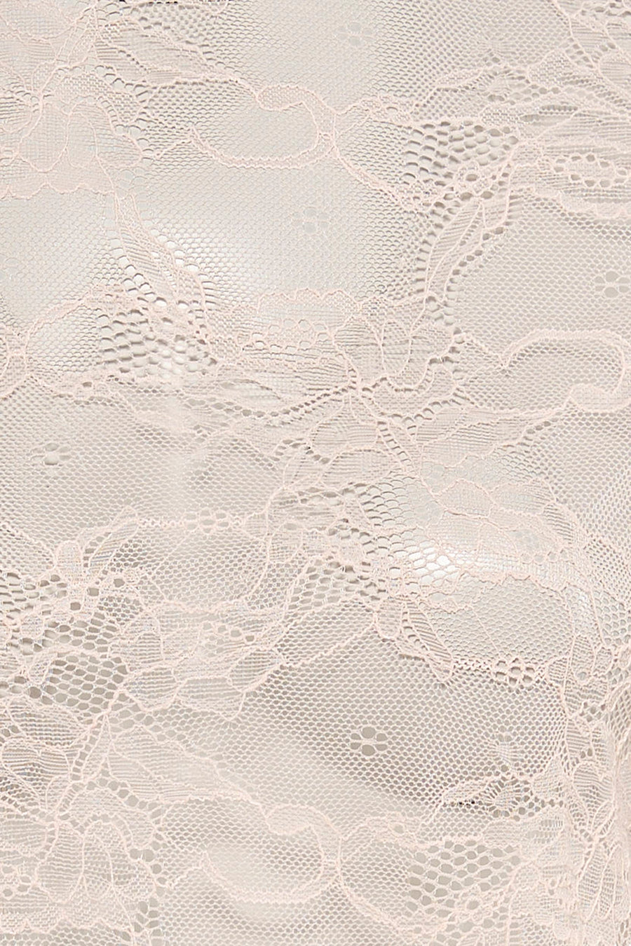 Roze T-shirt met lange mouwen van Terra di Siena, in delicate kant met bloemenpatroon.