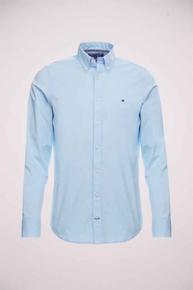 Hemd met lange mouwen - blauw