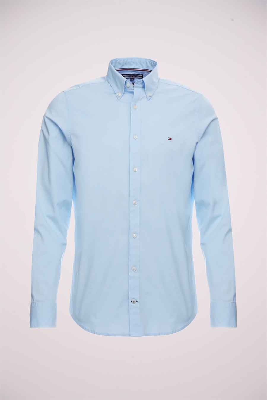 Hemd met lange mouwen - blauw