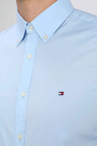 Hemd met lange mouwen - blauw