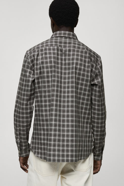 Chemise (manches longues) Gris - MANGO