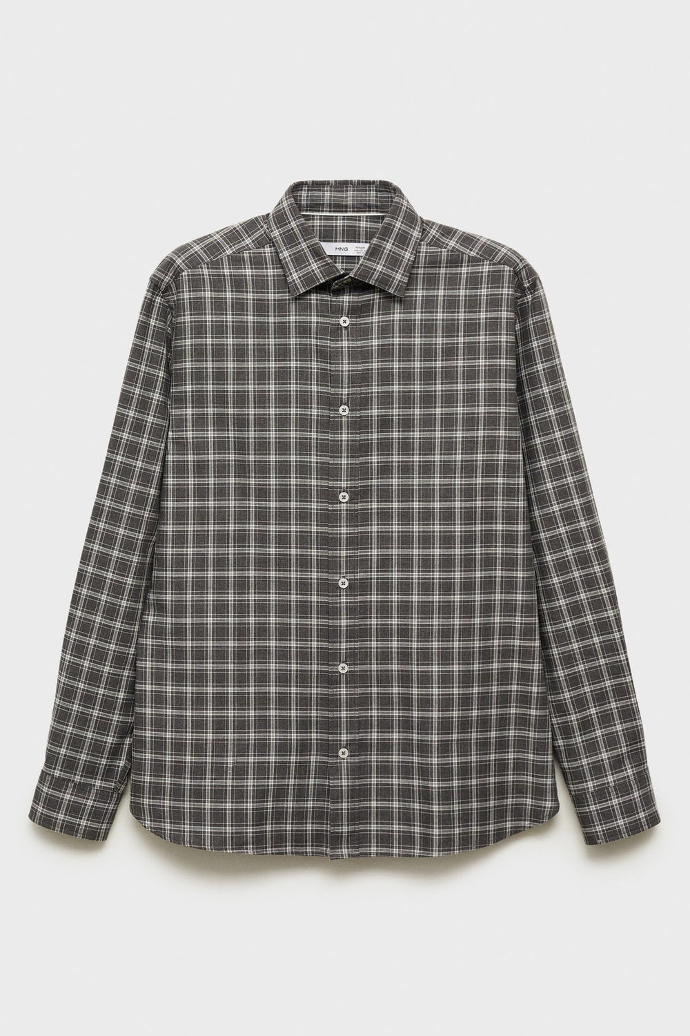 Hemd (lange mouwen) Grijs - MANGO