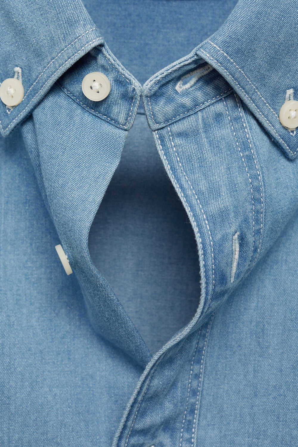 Chemise en jeans Bleu - MANGO