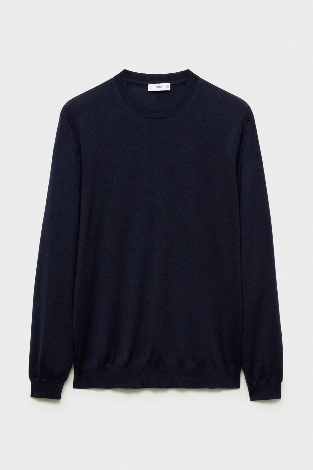 Pull col rond Bleu - MANGO
