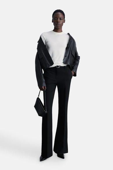 Pull col rond Blanc - MANGO