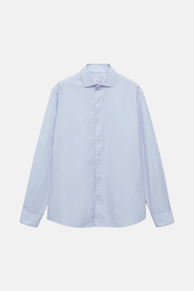 Hemd (lange mouwen) Blauw - MANGO