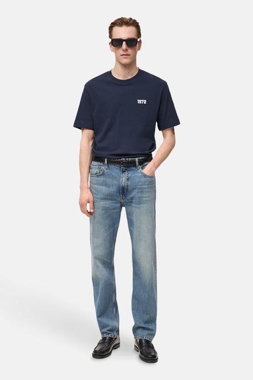 T-shirt (manches courtes) Bleu - MANGO