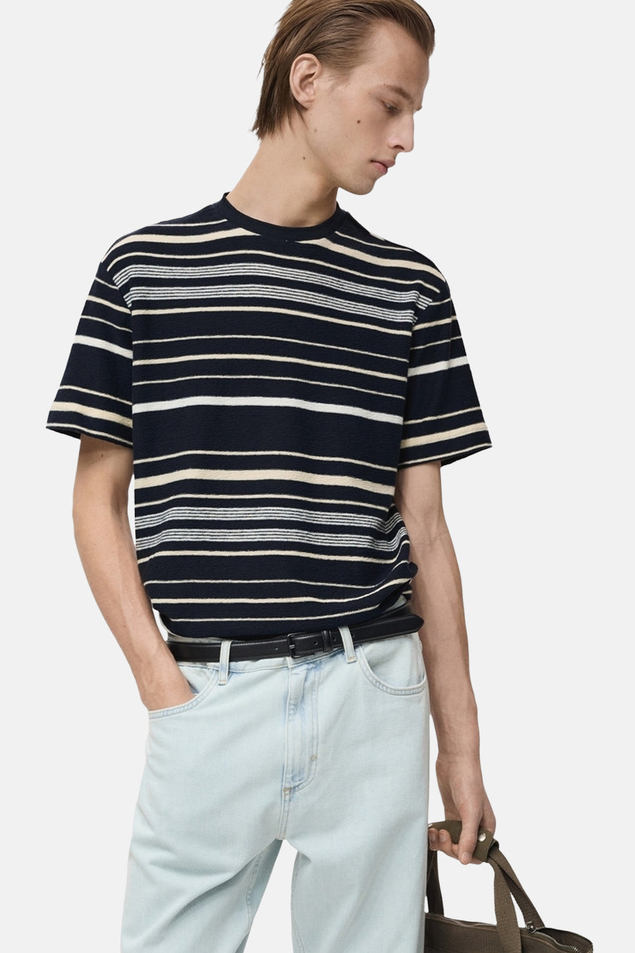 T-shirt (korte mouwen) Blauw - MANGO