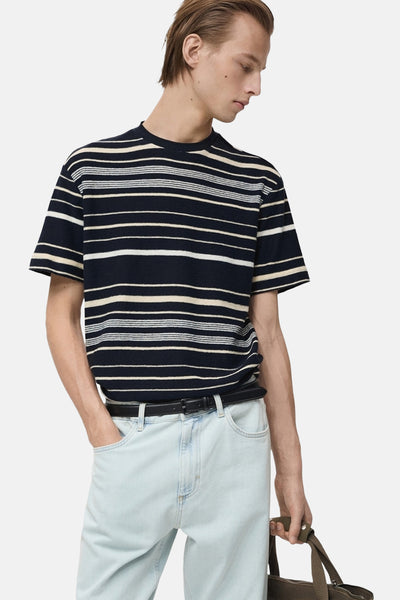 T-shirt (korte mouwen) Blauw - MANGO
