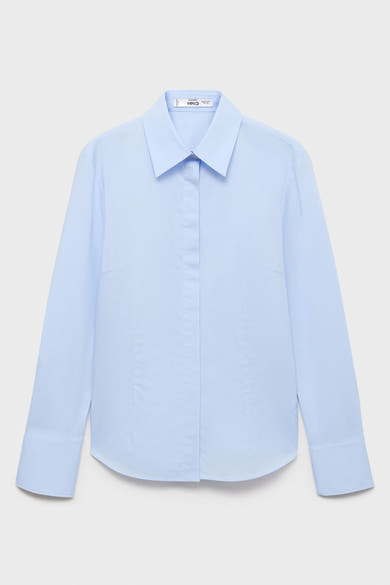 Hemd met lange mouwen - blauw