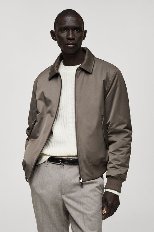 Veste courte Brun - MANGO