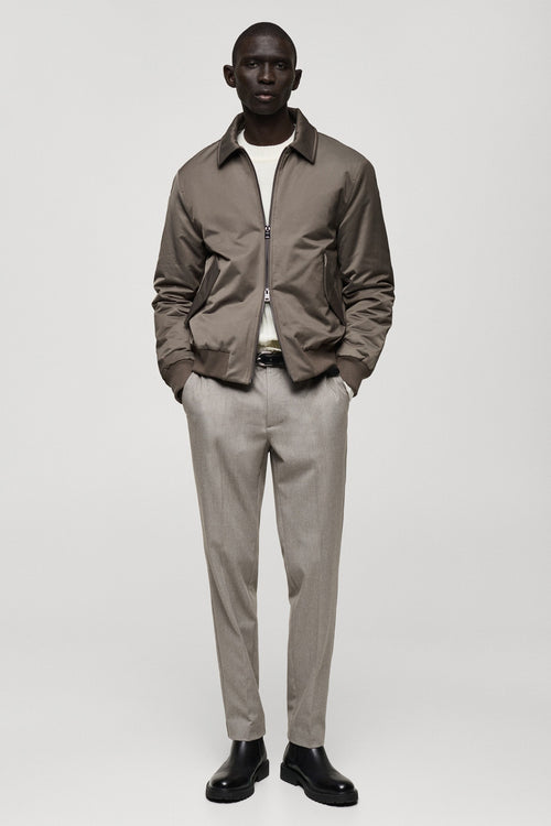 Veste courte Brun - MANGO