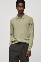 Pull col rond Vert - MANGO