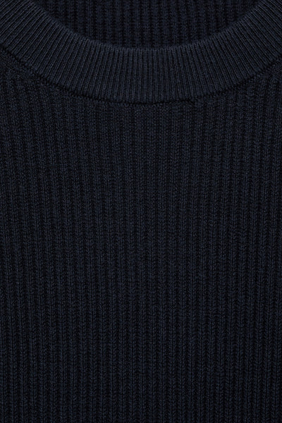 Pull col rond Bleu - MANGO