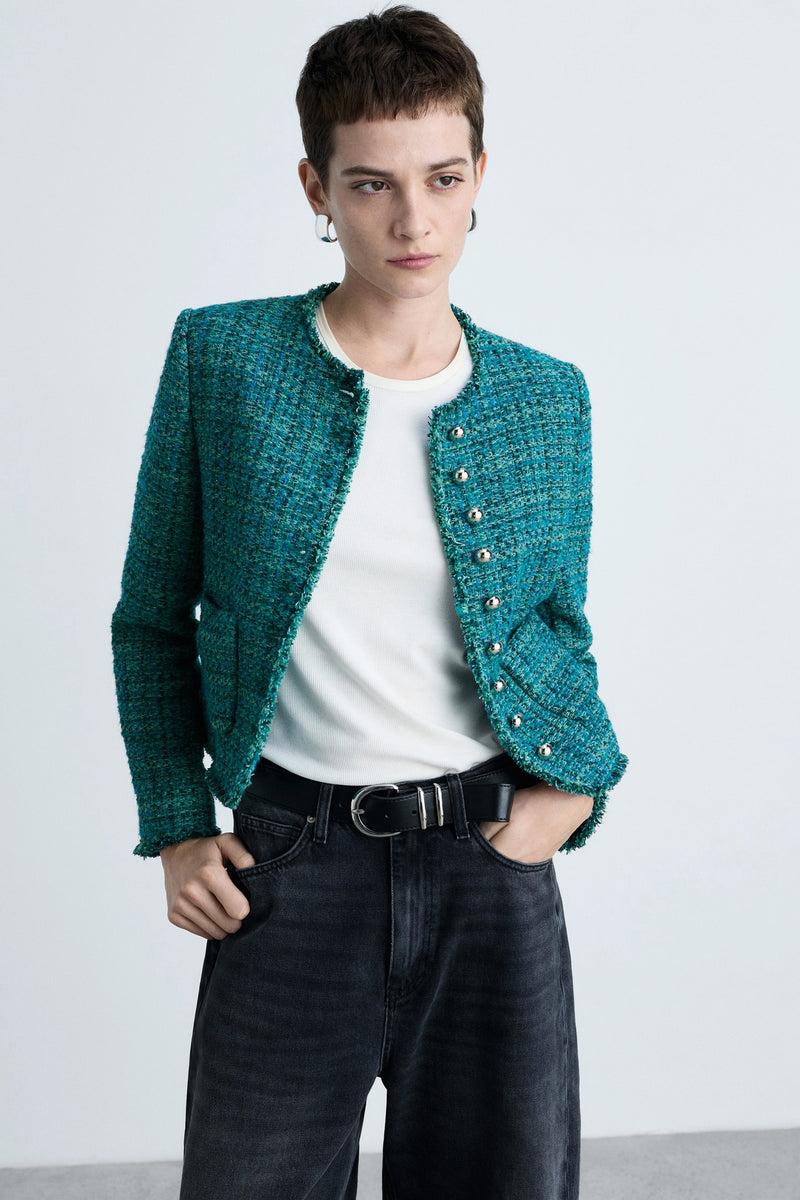 Blazer Bleu - MANGO