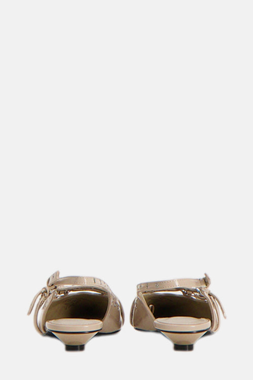 Chaussures plates Blanc - MANGO