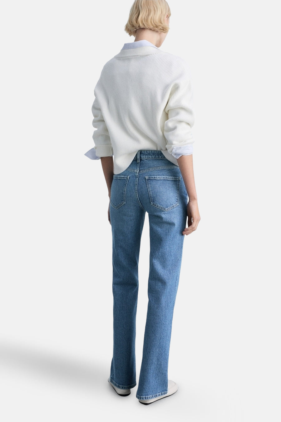 Jean évasé Denim - MANGO